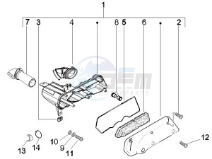 NRG 50 power DT drawing Air filter