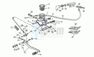 850 T5 Polizia Polizia drawing Rear master cylinder