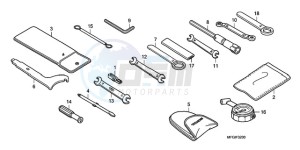 CB600FAA F / ABS CMF 25K drawing TOOLS