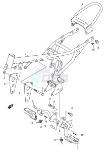 JR50 (P3-P28) drawing FRAME FOOTREST