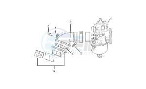 MX 50 2004 drawing Carburettor I