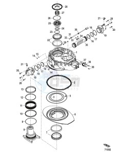 PASSING 125 drawing Power Steering Actuator Assembly