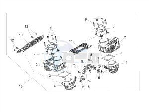 SHIVER 900 E4 ABS NAVI (NAFTA) drawing Throttle body