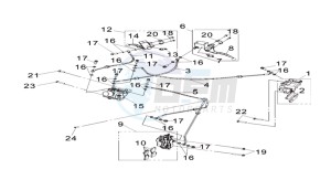 CRUISYM 125I ABS (L8 L9) EU EURO4 drawing FR.-RR. BRAKE