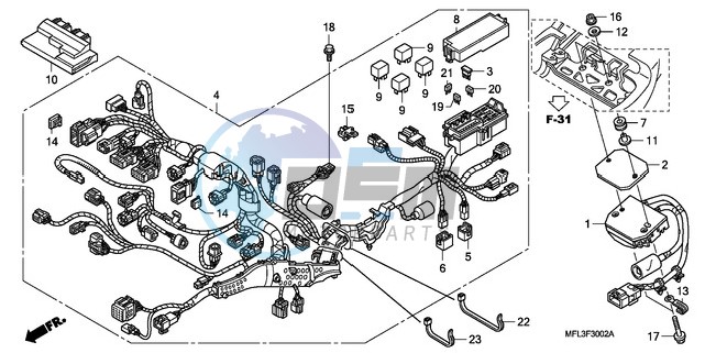 WIRE HARNESS (CBR1000RA)