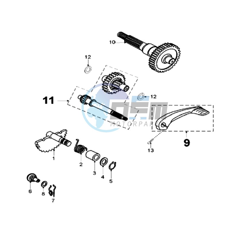 DRIVE SHAFTS / KICKSTARTER