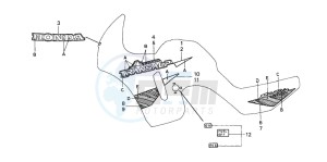 XL600V TRANSALP drawing STRIPE/MARK (XL600VR)