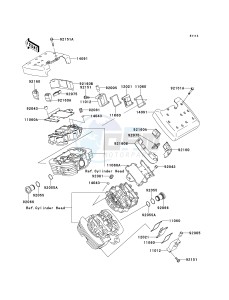 VN 1500 G [VULCAN 1500 NOMAD] (G1-G3) [VULCAN 1500 NOMAD] drawing CYLINDER HEAD COVER