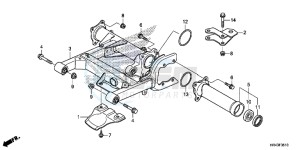 TRX500FM2F TRX500FM U drawing SWINGARM