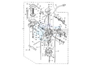 XT E 600 drawing CARBURETOR SWITZERLAND