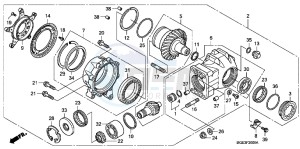 VFR1200FDB drawing FINAL DRIVEN GEAR