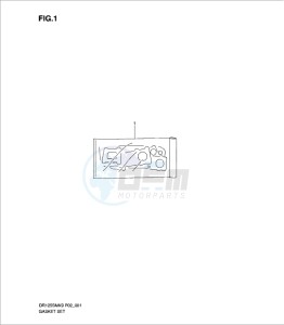 DR125SML0 drawing GASKET SET