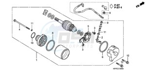 CBR125RW9 Europe Direct - (ED / WH) drawing STARTING MOTOR