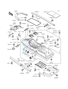 JS 650 B [650 SX] (B1-B3) [650 SX] drawing HULL