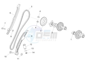 RSV 4 1000 4V drawing Rear cylinder timing system