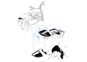 XV WARRIOR 1700 drawing TAILLIGHT EUROPE