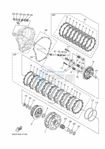 TRACER 900 MTT850 (B5CM) drawing CLUTCH