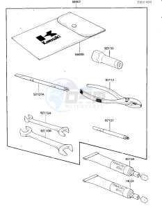 KLF 185 A [BAYOU 185] (A1-A1A) [BAYOU 185] drawing OWNER TOOLS