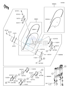 VULCAN S ABS EN650DHFA XX (EU ME A(FRICA) drawing Accessory(Windshield)