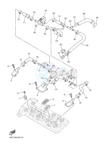 FJR1300A FJR1300A ABS (1MC9 1MCA 1MCB) drawing AIR INDUCTION SYSTEM