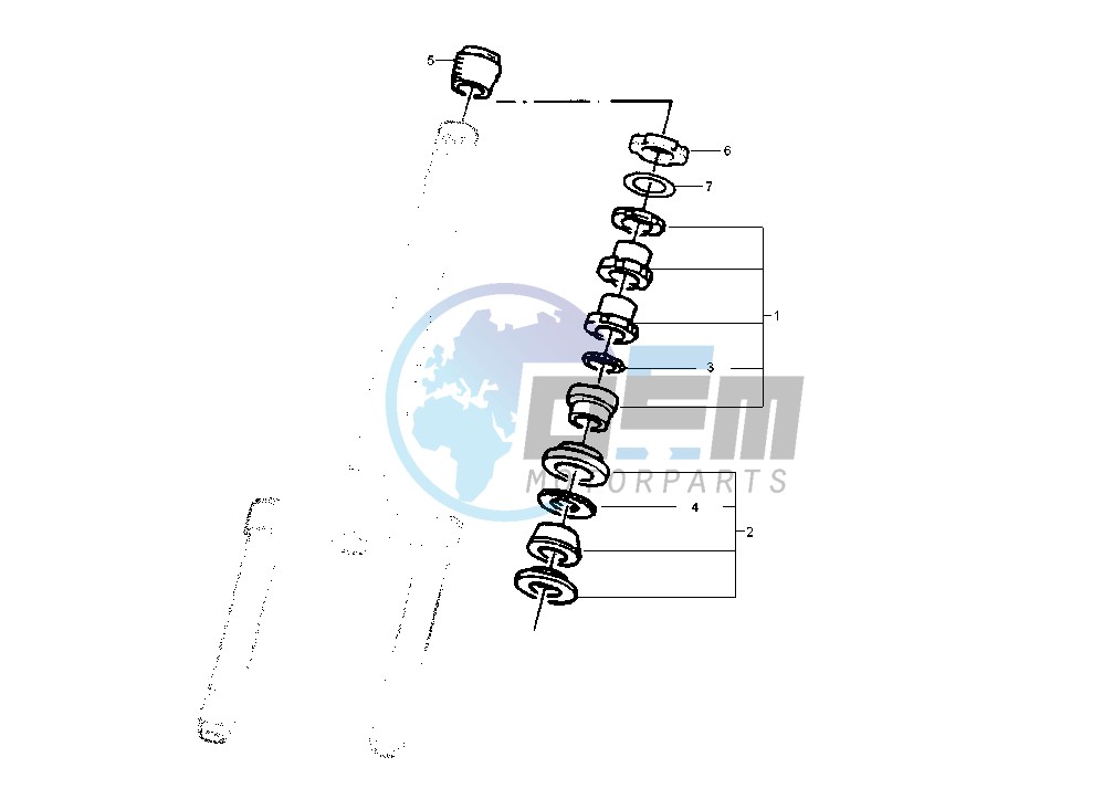 Steering bearing ball tracks