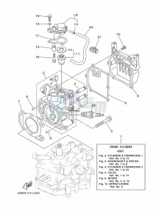 F2-5AMHL drawing CYLINDER--CRANKCASE-1