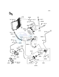 ZZR1400 ABS ZX1400JHF GB XX (EU ME A(FRICA) drawing Water Pipe