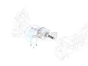 SXL 150 4T 3V CARB drawing Crankshaft