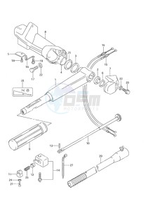 DF 25 drawing Tiller Handle