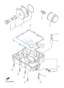 XJ6NA 600 XJ6-N (NAKED, ABS) (36BF 36BG) drawing OIL CLEANER