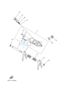 YXC700E YXC70VPXG VIKING VI (B853) drawing SHIFT CAM & FORK