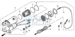 GL1500SE GOLDWING SE drawing AIR PUMP