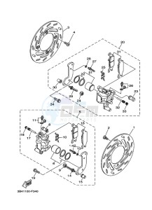 YFM700FWBD YFM7NKP (B5KG) drawing FRONT BRAKE CALIPER