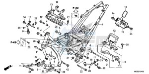 NC700SC drawing FRAME BODY