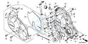 CBR1000RRC drawing RIGHT CRANKCASE COVER