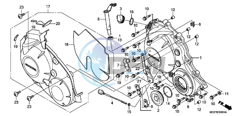 RIGHT CRANKCASE COVER