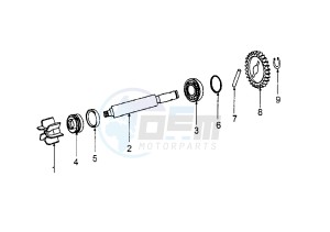 ELYSTAR - 125 cc drawing WATER PUMP