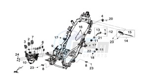 GTS 125I 2014 ABS drawing FRAME