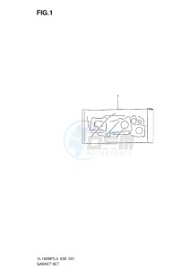 VL1500 BT drawing GASKET SET