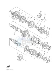 XJR1300C XJR 1300 (2PN4) drawing TRANSMISSION