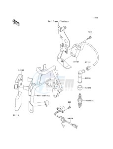 KL 650 E [KLR650] (E8F-E9F) E8F drawing IGNITION SYSTEM