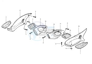 Runner POGGIALI 50 drawing Footboard