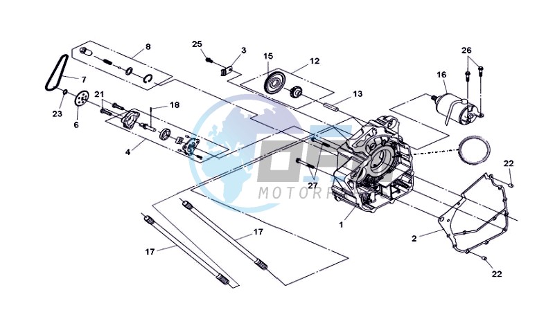 CRANKCASE RIGHT