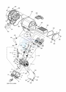 YZF250-A (B6P6) drawing INTAKE