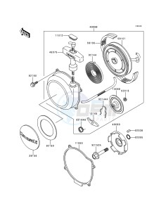 KVF 400 B [PRAIRIE 400] (B1) [PRAIRIE 400] drawing RECOIL STARTER