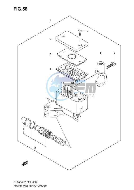 FRONT MASTER CYLINDER