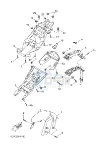 MT125 MT-125 (5D7C 5D7C 5D7C 5D7C) drawing FENDER