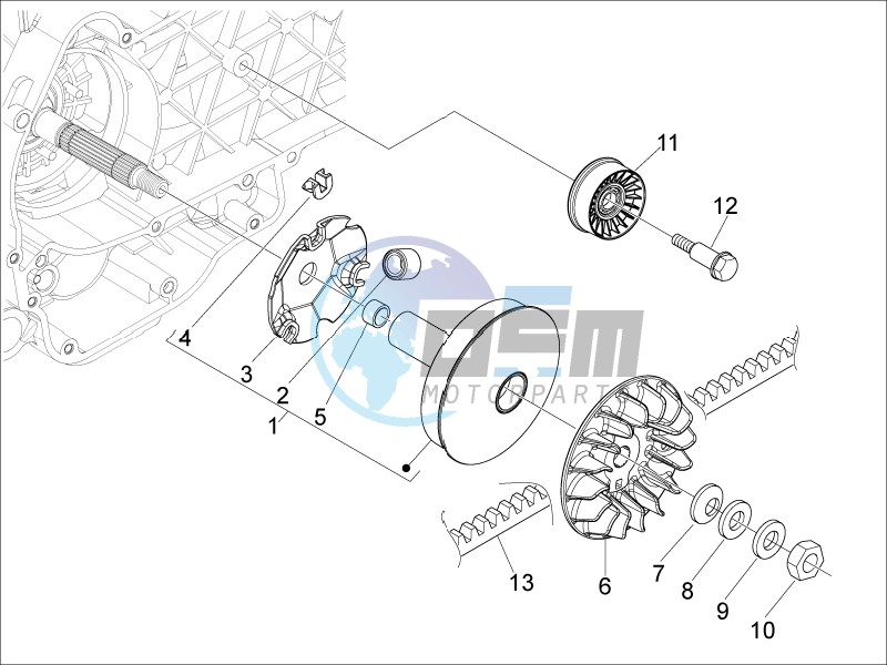 Driving pulley