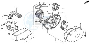 NV750C2 drawing AIR CLEANER