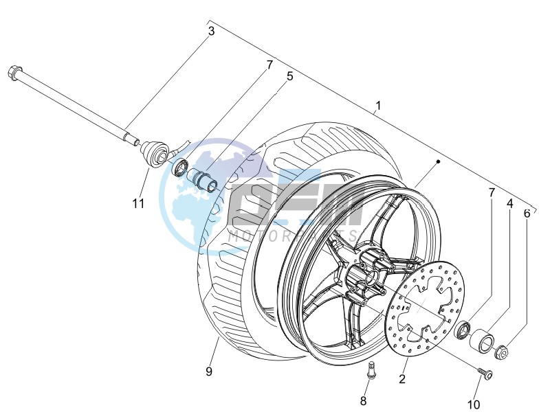 Front wheel